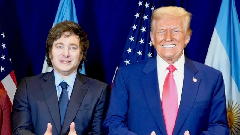Trump celebró el fin del conflicto en Medio Oriente y Milei lo elogió por su "liderazgo y coraje"
